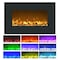 Hastings Home Hastings Home 36-Inch Electric Fireplace, Wall Mount/Floor Stand, 10 LED Colors, Remote Control, Black 509246JLX - alternate 1
